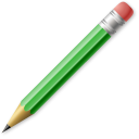 Long pencil